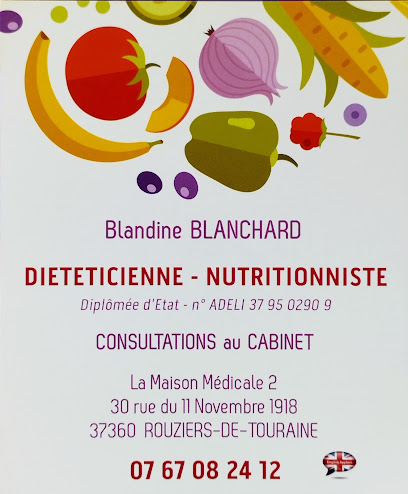 Blandine Blanchard, Diététicien à Rouziers-de-Touraine
