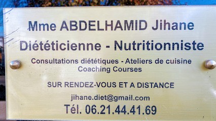 Jihane ABD ELHAMID - Jihane DIET, Nutritionniste à Sevran