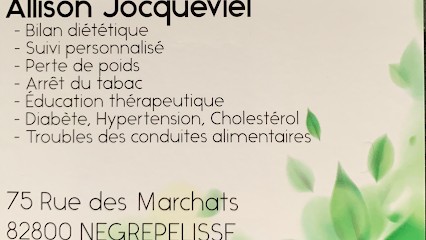 Allison JOCQUEVIEL Diététicienne DE, Nutritionniste à Nègrepelisse